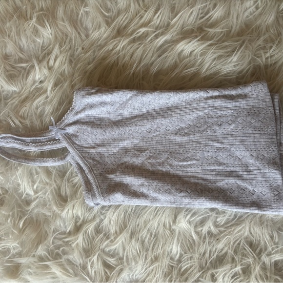 Garage Light Gray Ribbed Tank Top - Picture 3 of 4